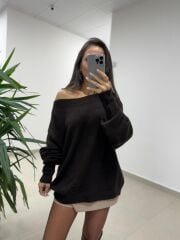 Mz 22749 A. Kahve Triko Kazak