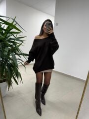 Mz 22749 A. Kahve Triko Kazak