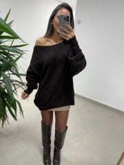 Mz 22749 A. Kahve Triko Kazak