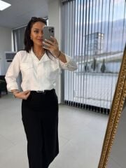 Gk Cepli Beyaz Gömlek