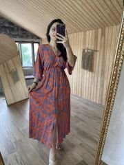 My 3154 Eflal orange transitional dress