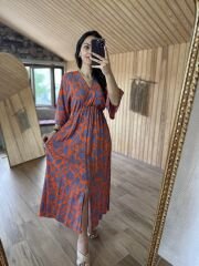 My 3154 Eflal orange transitional dress