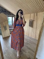 My 3154 Eflal orange transitional dress