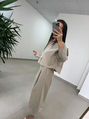 Fp 51227 Paça Lastikli Gabardin Taş Takım