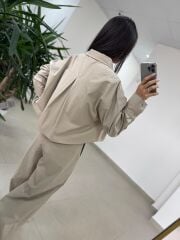 Fp 51227 Paça Lastikli Gabardin Taş Takım