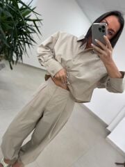 Fp 51227 Paça Lastikli Gabardin Taş Takım