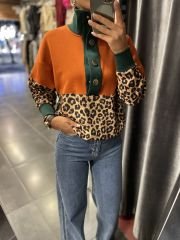 Tasarım çıtçıtlı sweat