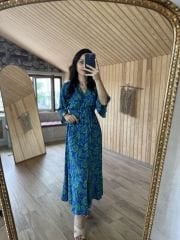 My 3154 Meryem Saks geçişli elbise