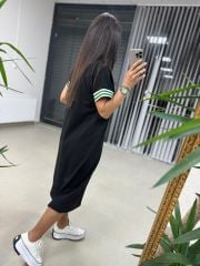 Dr 2616 Tasarım Yeşil Geçişli Elbise