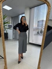 Gk Cepli Siyah Gömlek