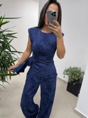 Ny 3010 İthal Kumaş Vatkalı Tasarım Saks Takım