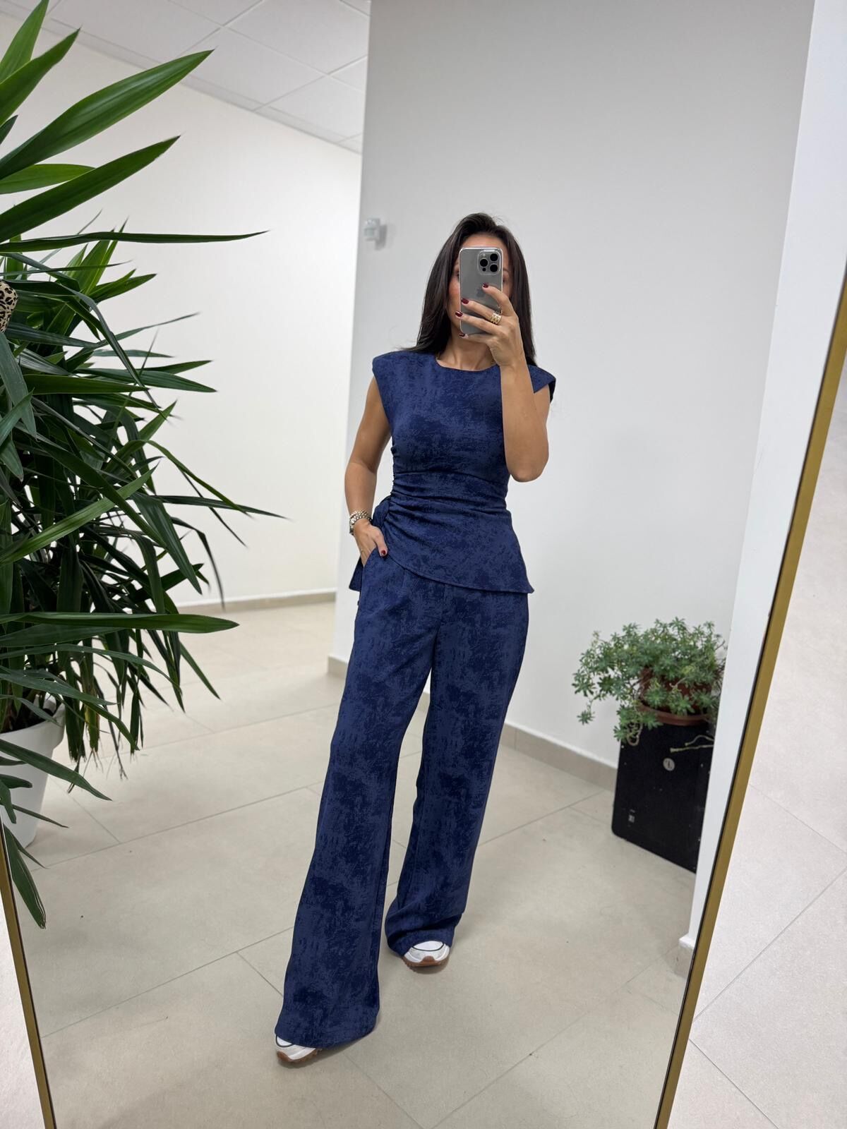 Ny 3010 İthal Kumaş Vatkalı Tasarım Saks Takım