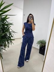 Ny 3010 İthal Kumaş Vatkalı Tasarım Saks Takım