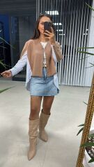 Dr Bej Tasarım Sweat Hırka