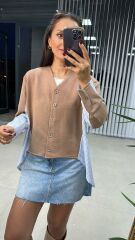 Dr Bej Tasarım Sweat Hırka