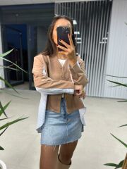 Dr Bej Tasarım Sweat Hırka