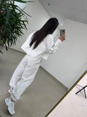 Fp 51227 Paça Lastikli Gabardin Beyaz Takım