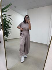 Fp 51149 Şalvar Model Vizon Modal Takım