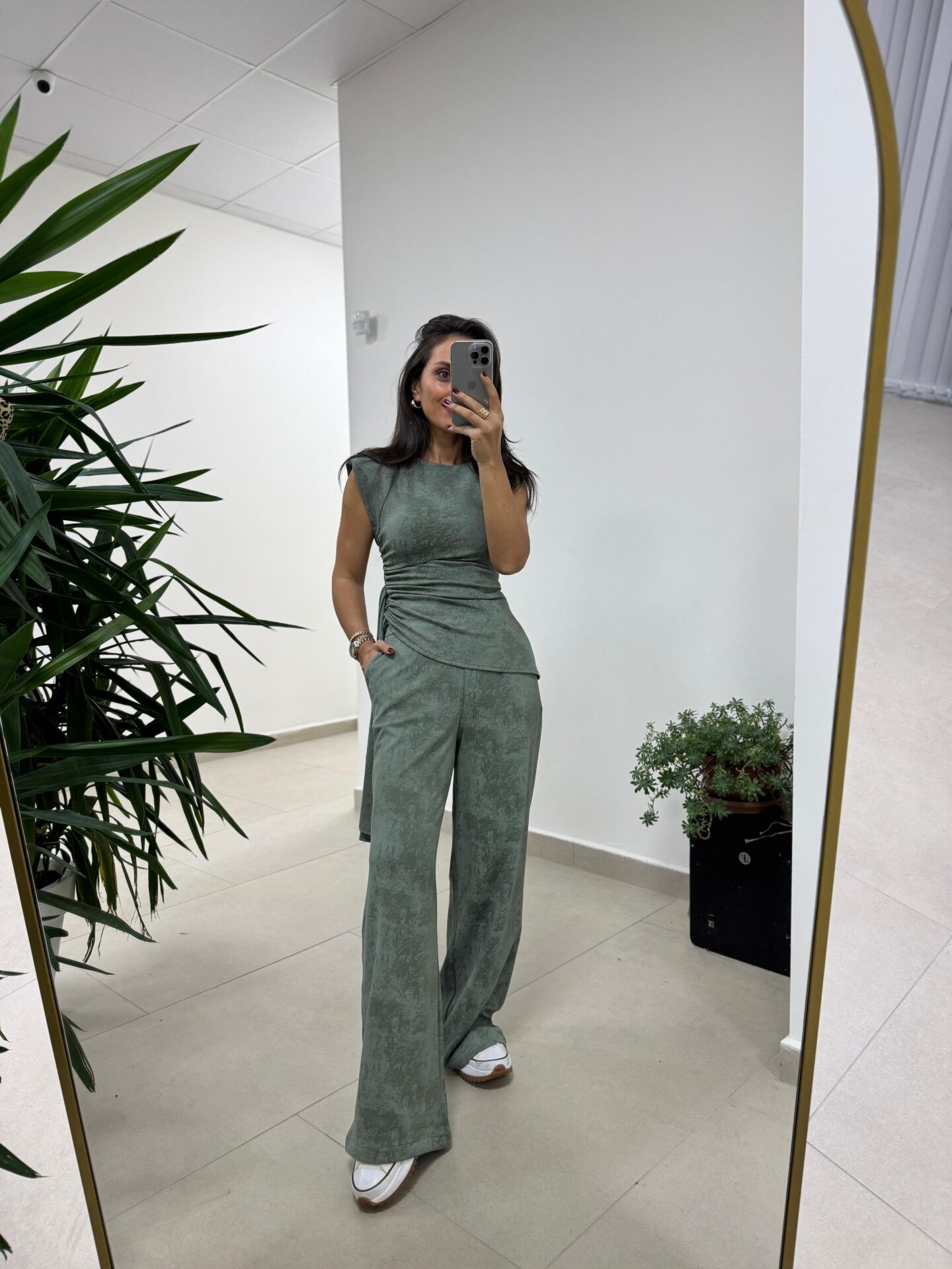 Ny 3010 İthal Kumaş Vatkalı Tasarım Mint Yeşili Takım