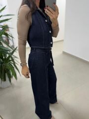 Spt 973 Laci Yelekli Denim Takım