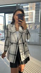 Bordo Geçişli Tüvit Ceket 1011