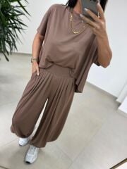 Fp 51149 Şalvar Model Kahve Modal Takım