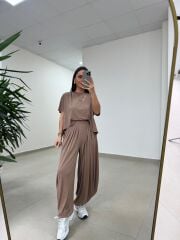 Fp 51149 Şalvar Model Kahve Modal Takım