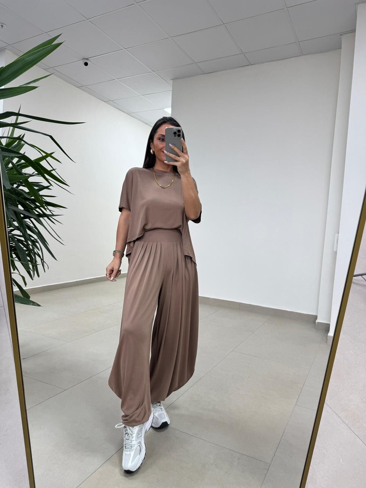 Fp 51149 Şalvar Model Kahve Modal Takım