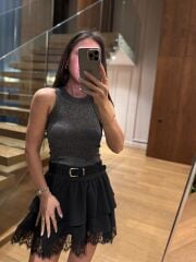 İv 26067 Gümüş Simli Atlet