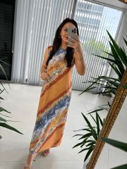 Ky Orange Transitional Dress