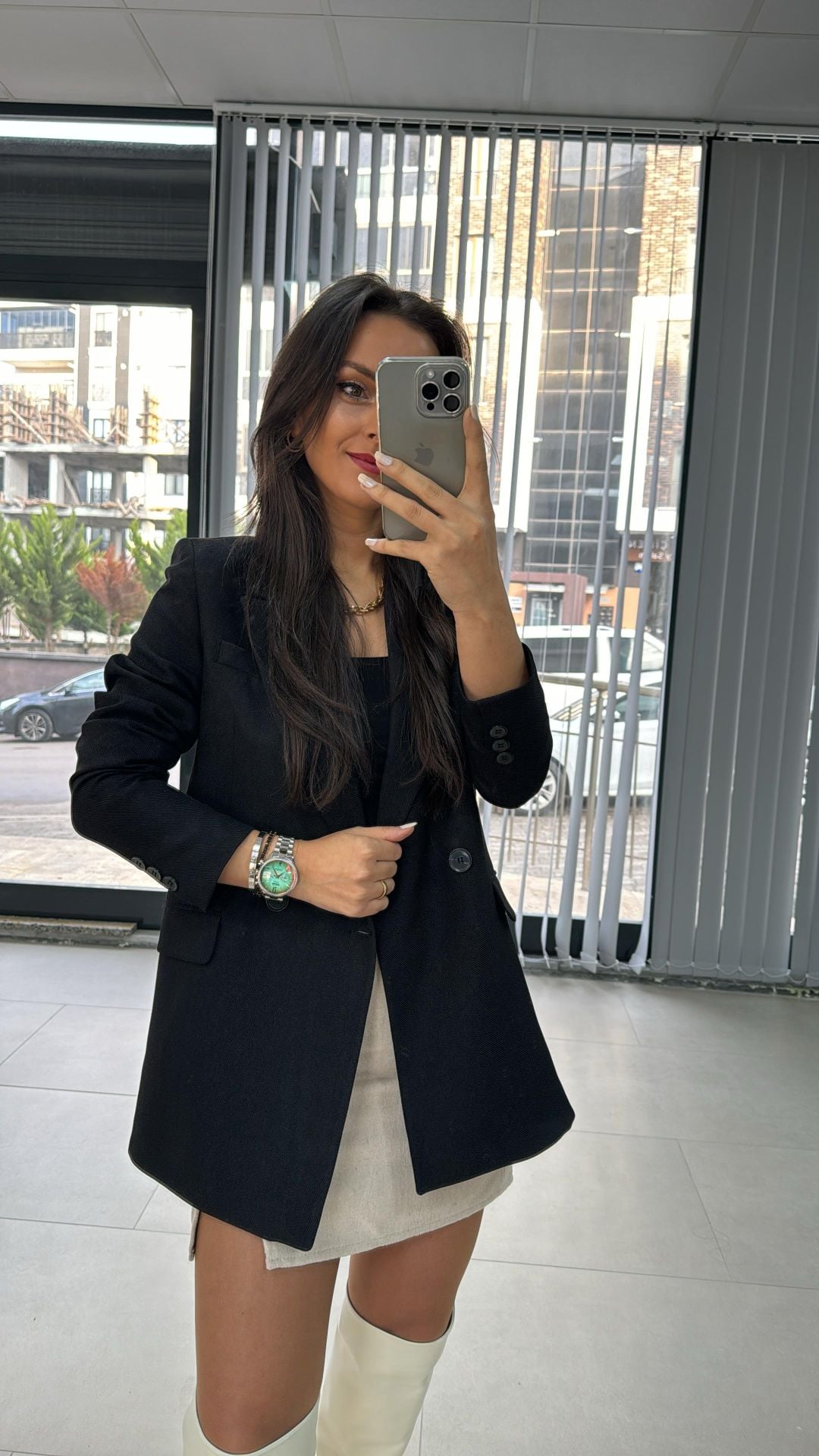 Foo Siyah Blazer Ceket