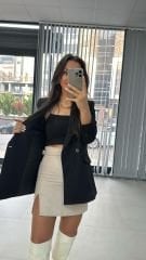 Foo Siyah Blazer Ceket