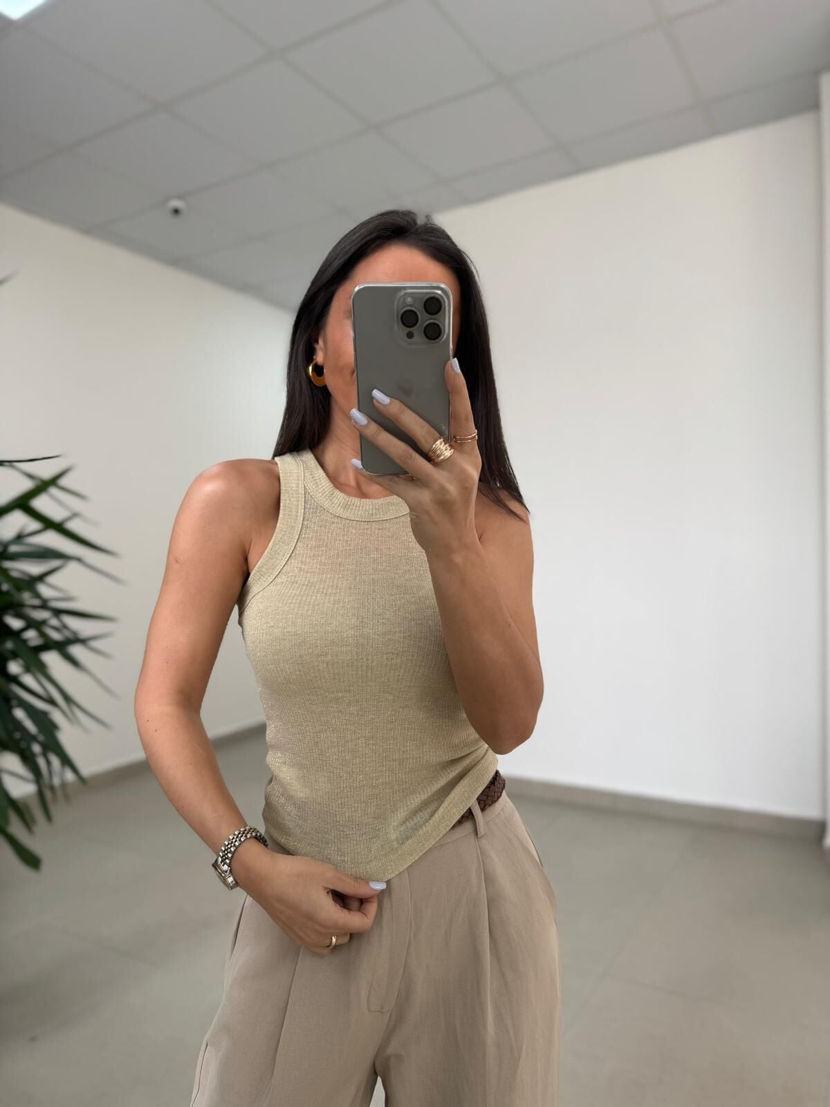 İv 26067 Gold Simli  Atlet