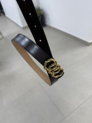 7870 A.Kahve Gold Halka Geçmeli Kemer