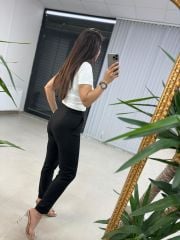 Gk Yün Efektli Zr Model Siyah Pantolon