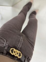 Spt 2023 Yıkamalı Açık Kahve İspanyol Paça Pantolon