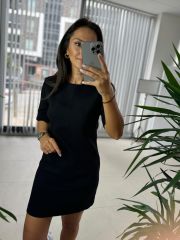 Zr. Basic Siyah Elbise