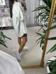 Gk Oversize Beyaz Gömlek