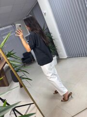 Cr 5004 Antrasit Modal Vatkalı Bluz