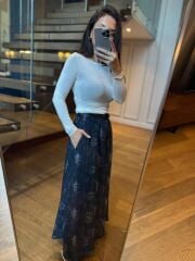 Km 4975 Laci Baskılı Etek