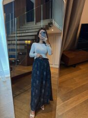 Km 4975 Laci Baskılı Etek