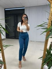 Gk Yün Efektli Zr Model Mavi Pantolon