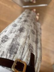 Km 4975 Krem Baskılı Etek