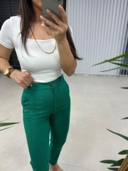 Gk Yün Efektli Zr Model Yeşil Pantolon