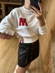 Beyaz m sweat