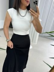 J.Sandr Beyaz Crop