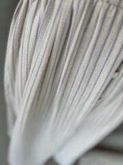 Np 6009 Mor Çizgili Keten Elbise