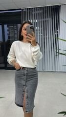 Orj.Marka Yumoş Alt Bağcık Detaylı Triko