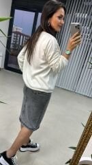 Orj.Marka Yumoş Alt Bağcık Detaylı Triko