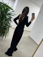 Bb 30463 Siyah Snake Pantolon